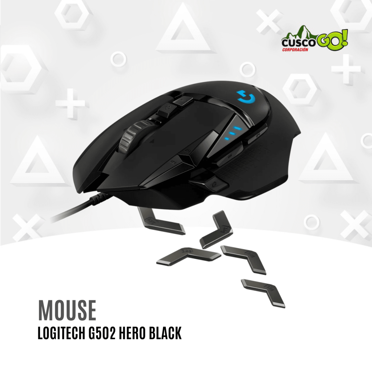 Mouse Gamer Logitech G502 HERO 25600 DPI RGB4