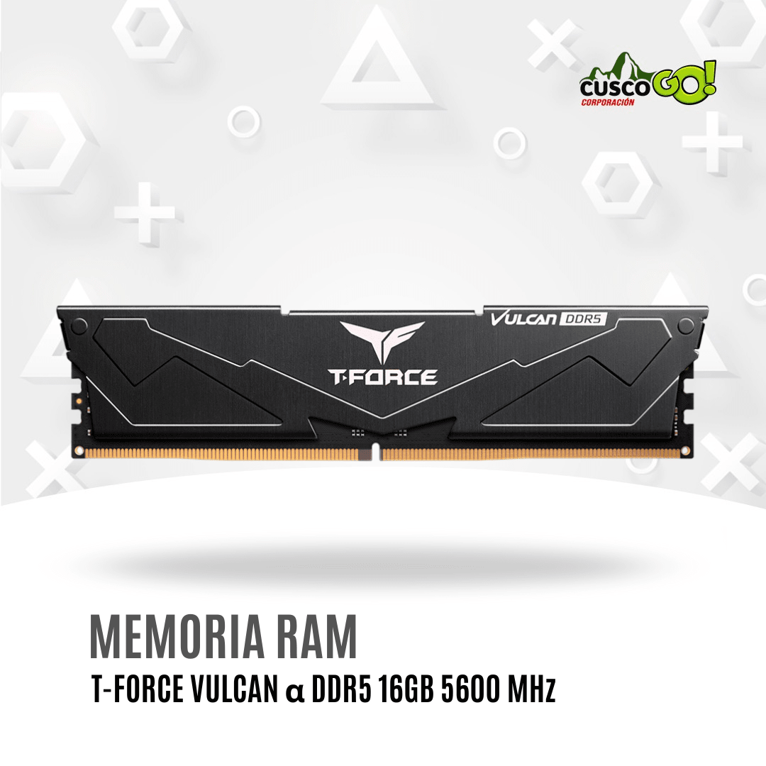 Memoria RAM T-Force Vulcan DDR5 16GB 5600MHz alto rendimiento2