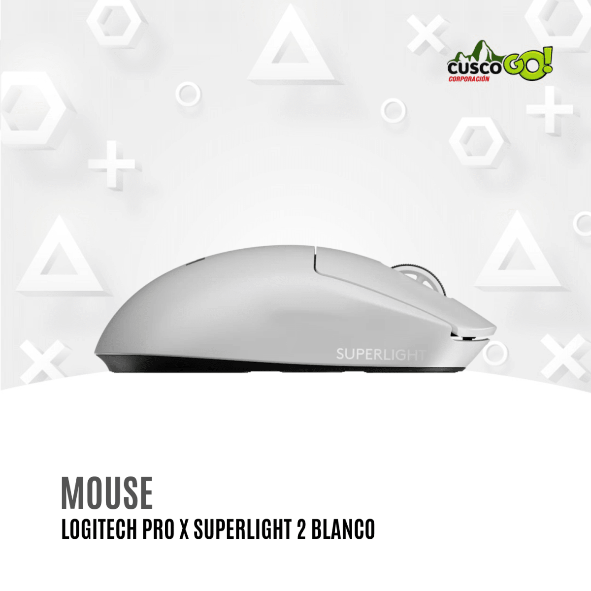 Mouse Gamer Logitech G Pro X2 Lightspeed Inalámbrico Blanco4
