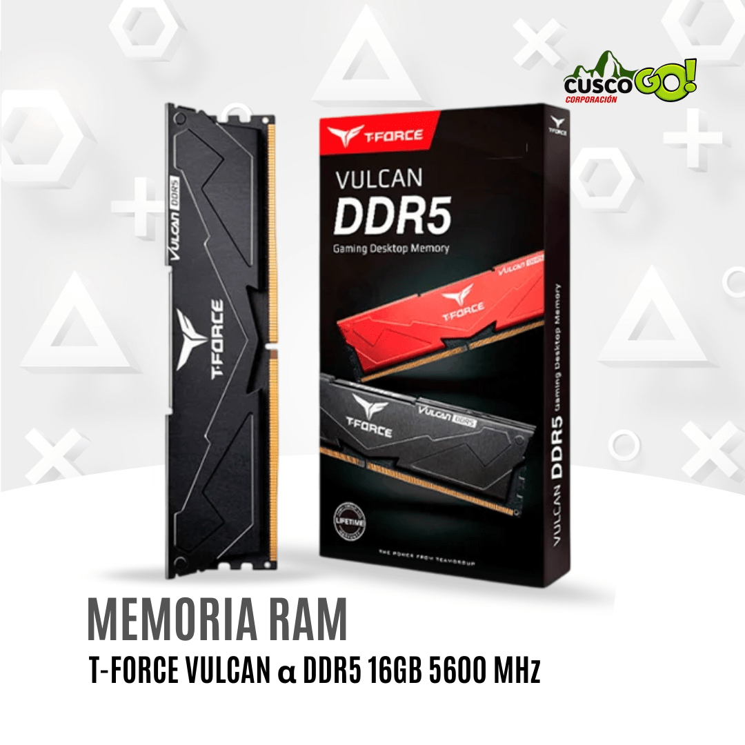 Memoria RAM T-Force Vulcan DDR5 16GB 5600MHz 0