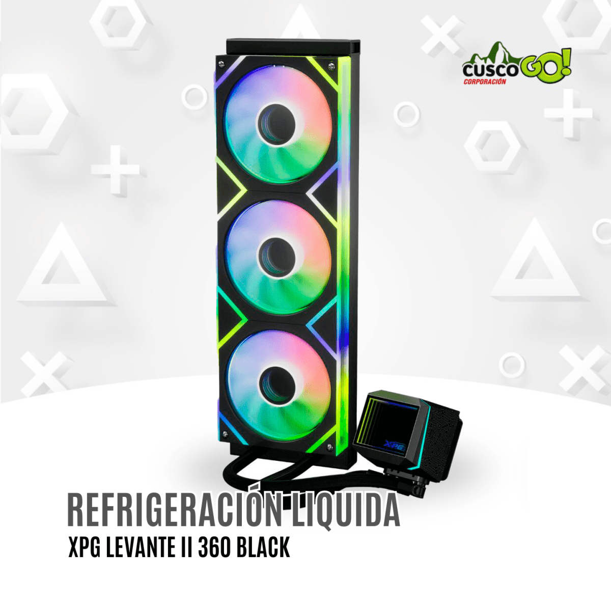 Refrigeración Liquida ADATA XPG Levante II 360 Negro2