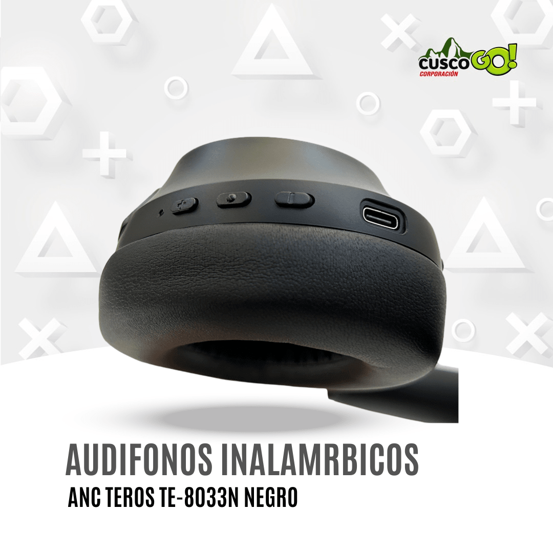 AUDÍFONO INALÁMBRICO TEROS TE-8033N – OVER-EAR CON ANC Y BLUETOOTH 54