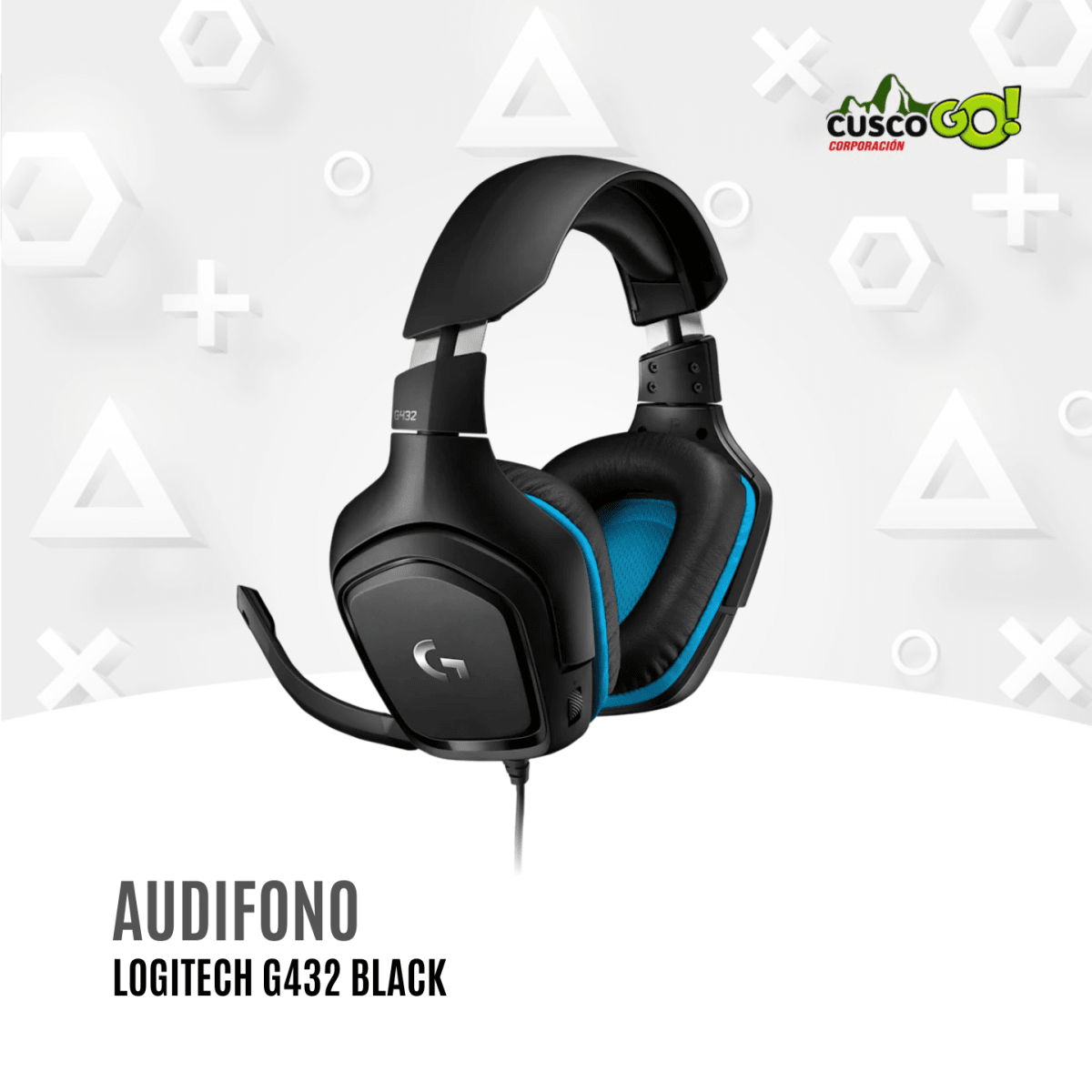 Audífonos Gamer Logitech G432 con Micrófono3