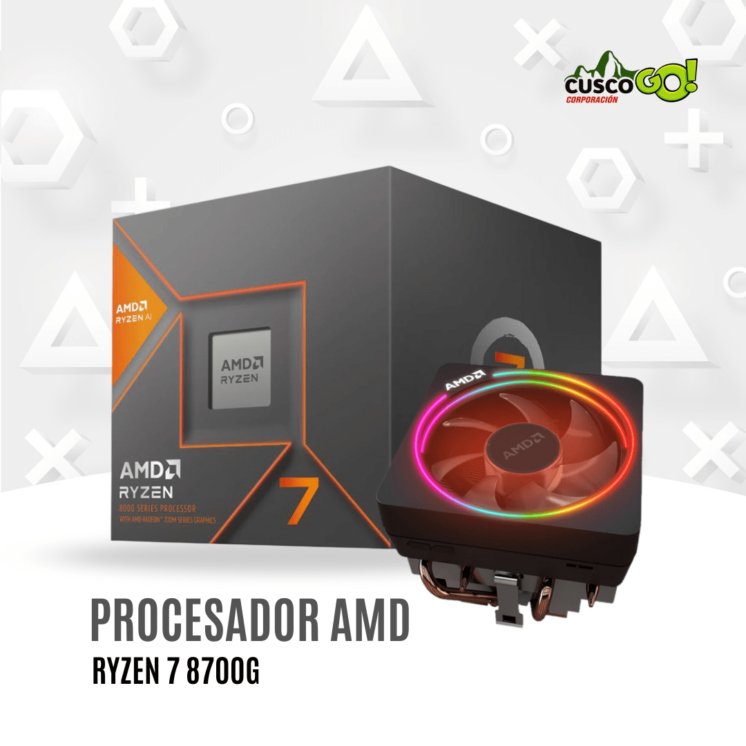 PROCESADOR AMD RYZEN 7 8700G 8 NUCLEOS GPU RADEON 780M2