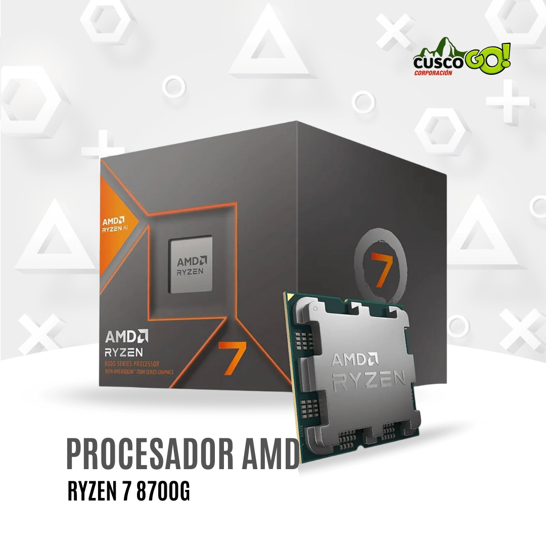 PROCESADOR AMD RYZEN 7 8700G 8 NUCLEOS GPU RADEON 780M3