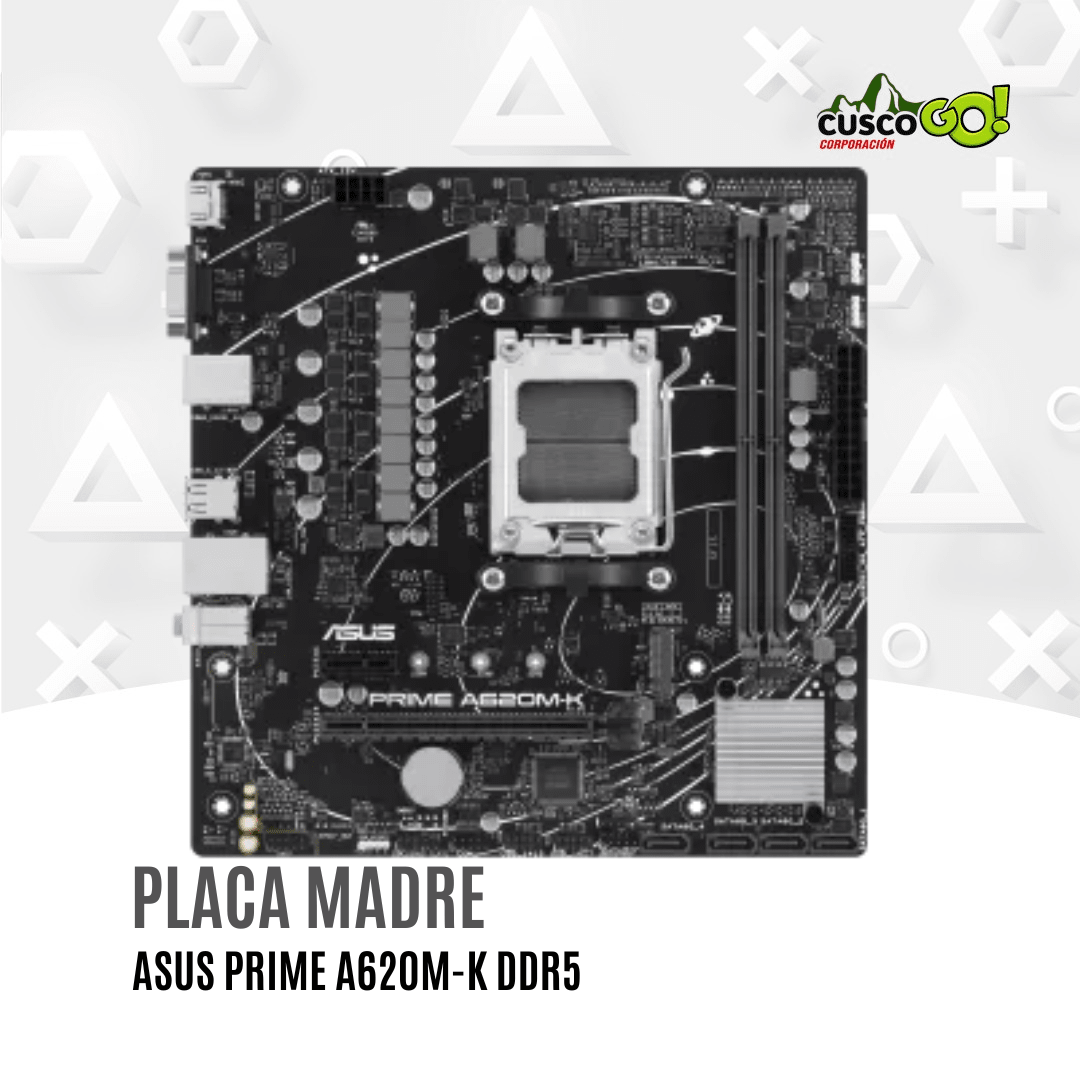 Placa madre ASUS Prime A620M-K DDR5 AM5 Micro ATX A6203