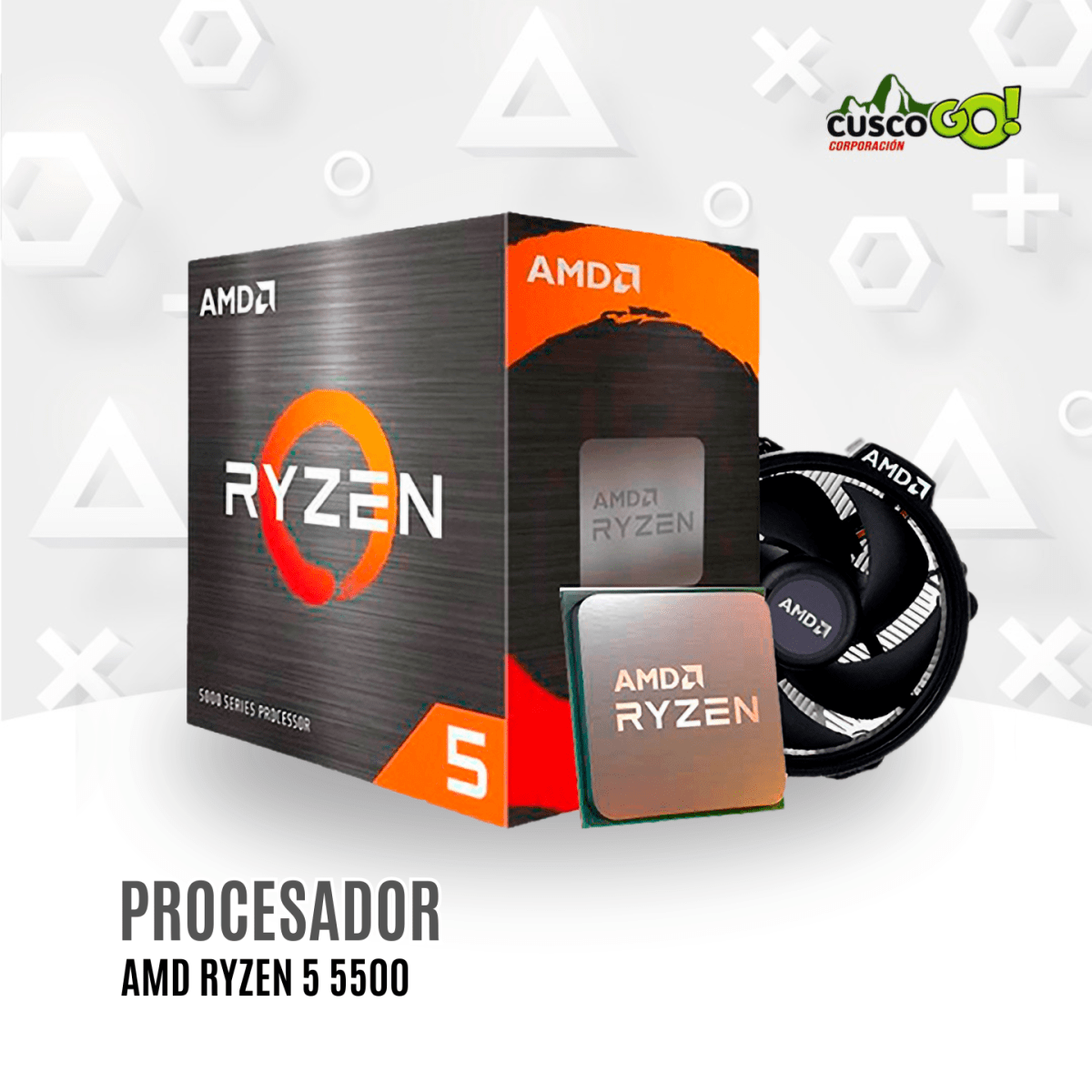 Procesador AMD Ryzen 5 5500 AM4 6 Núcleos 4.2GHz3