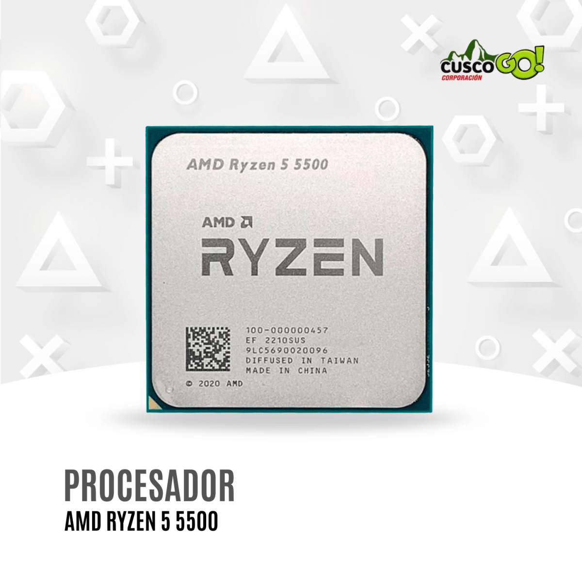 Procesador AMD Ryzen 5 5500 AM4 6 Núcleos 4.2GHz2
