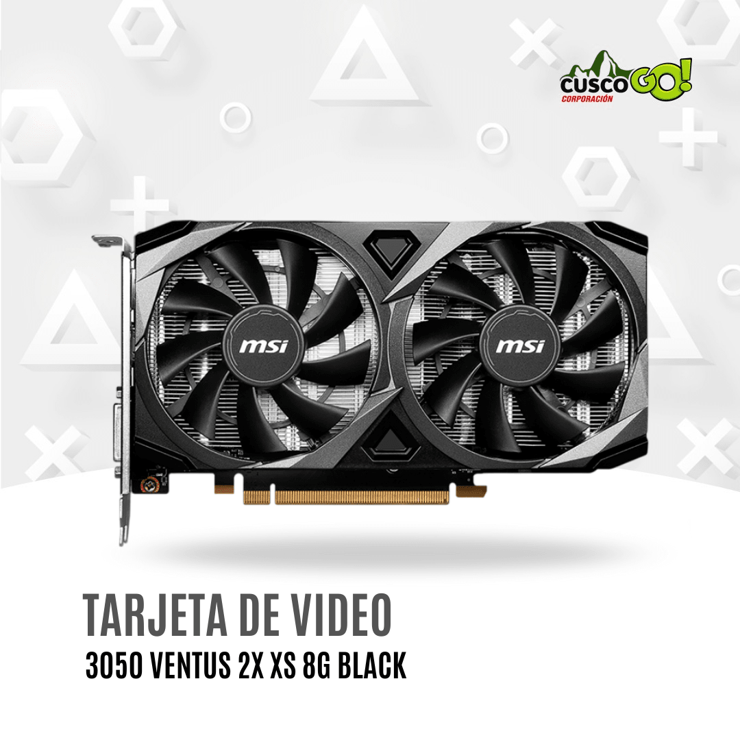 Tarjeta Grafica MSI GeForce RTX 3050 Ventus 2X XS 8G OC GDDR6 PCIe 4 0