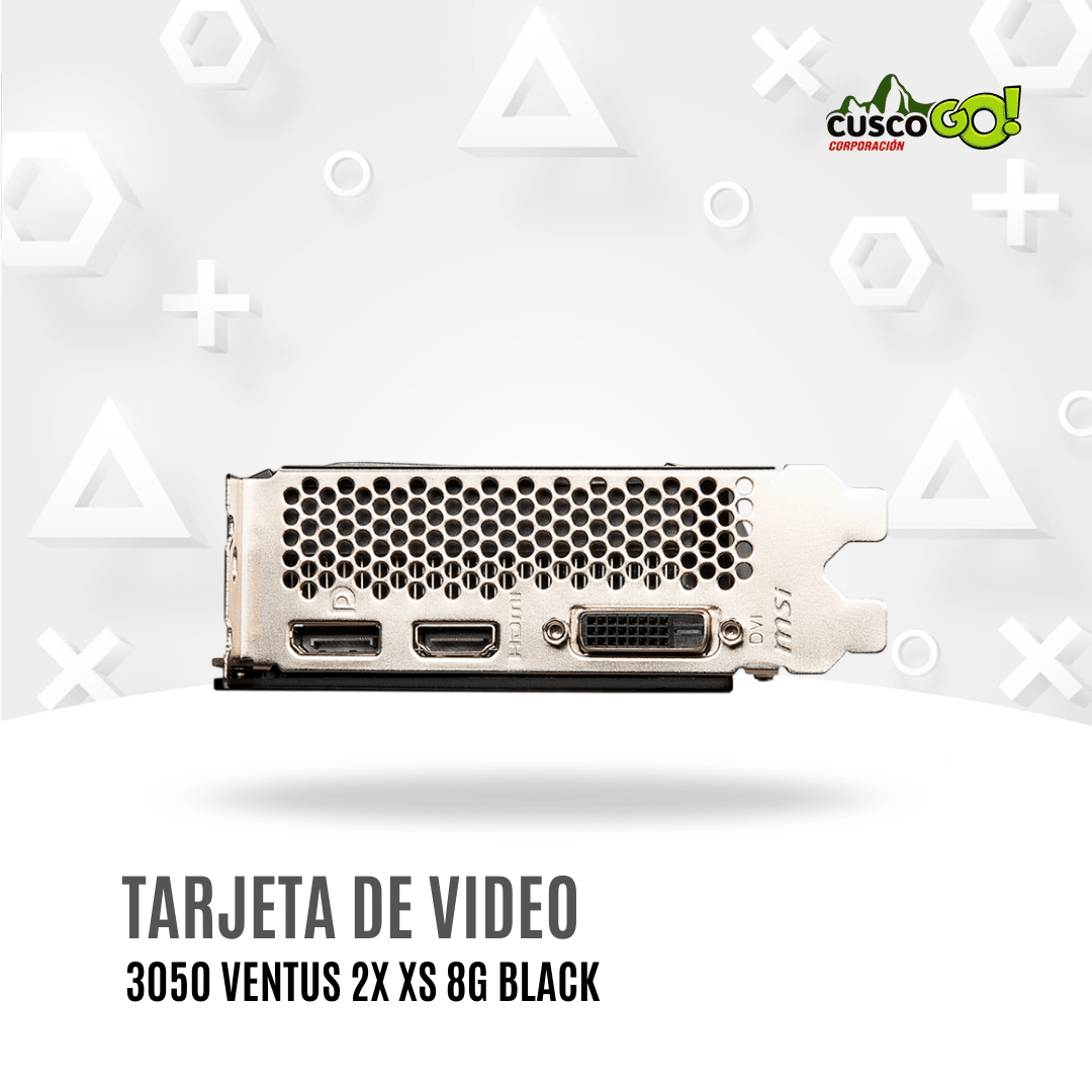 Tarjeta Grafica MSI GeForce RTX 3050 Ventus 2X XS 8G OC GDDR6 PCIe 42