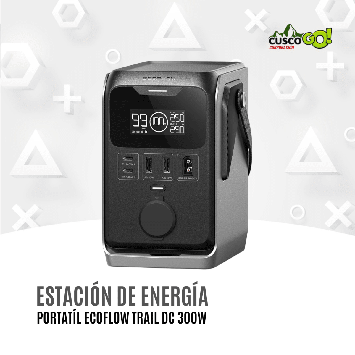 Estación de Energía Portátil EcoFlow Trail DC 300W 0