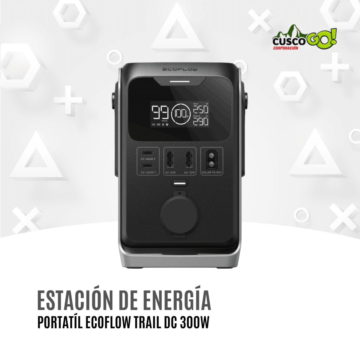 Estación de Energía Portátil EcoFlow Trail DC 300W2