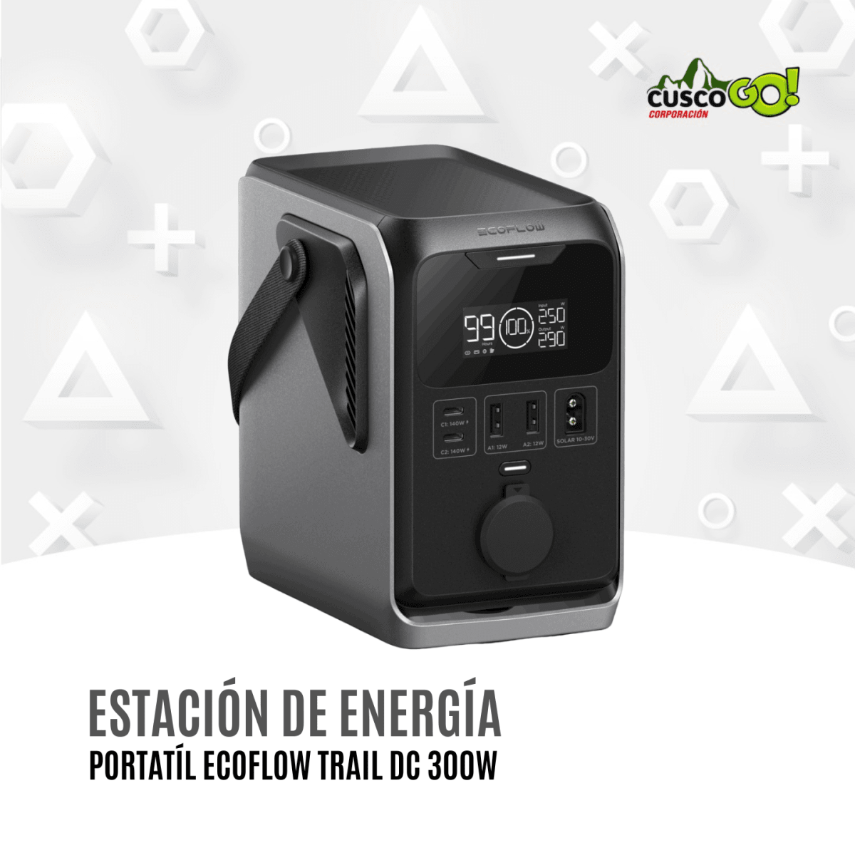 Estación de Energía Portátil EcoFlow Trail DC 300W3