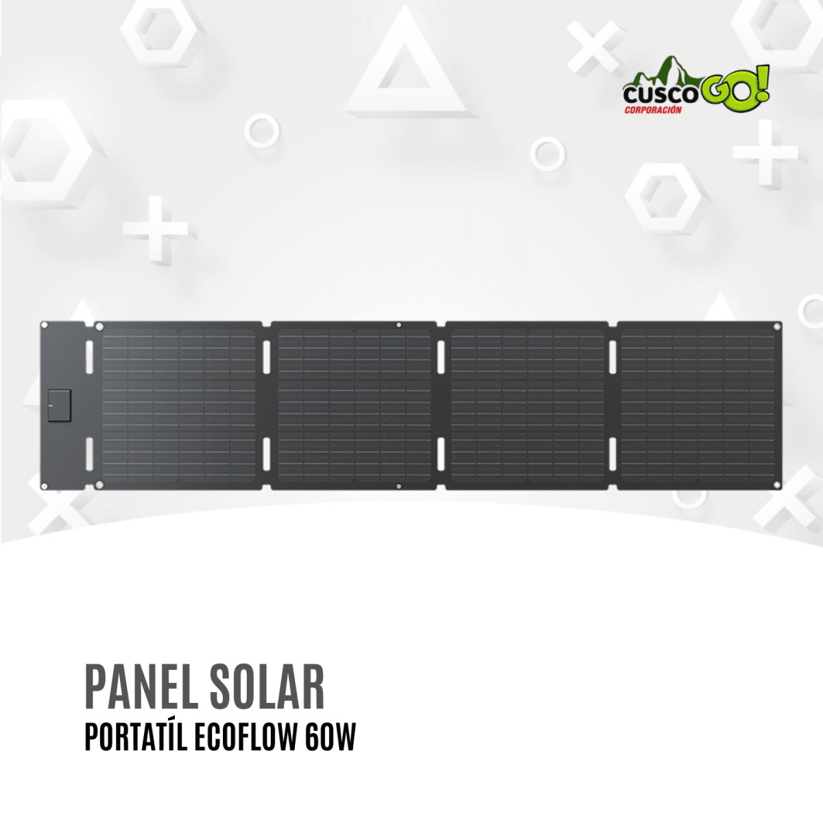 Panel Solar Portátil EcoFlow 60W para Estaciones de Energía2