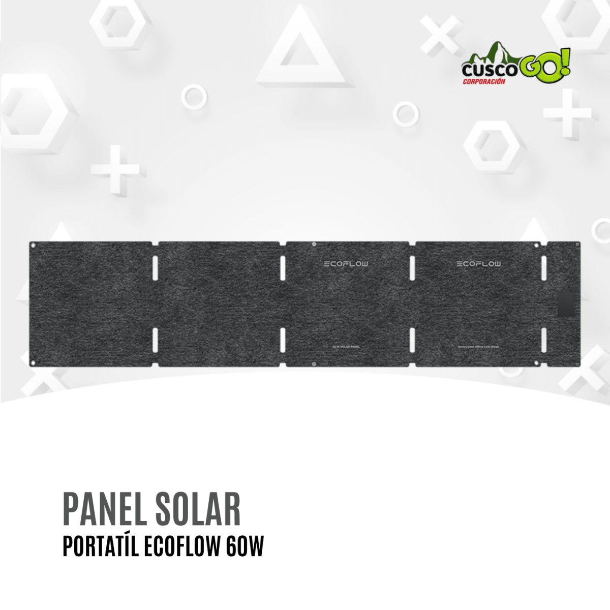 Panel Solar Portátil EcoFlow 60W para Estaciones de Energía3