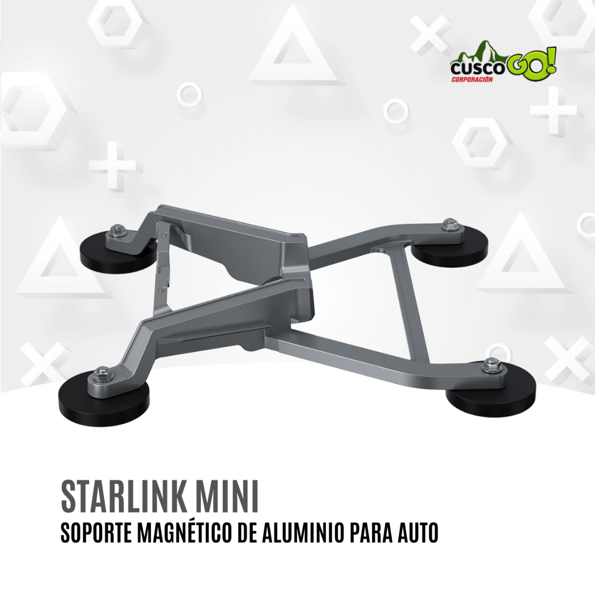 Soporte Magnético de Aluminio para Starlink Mini para Auto2