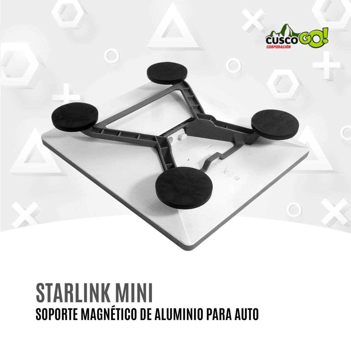 Soporte Magnético de Aluminio para Starlink Mini para Auto 0