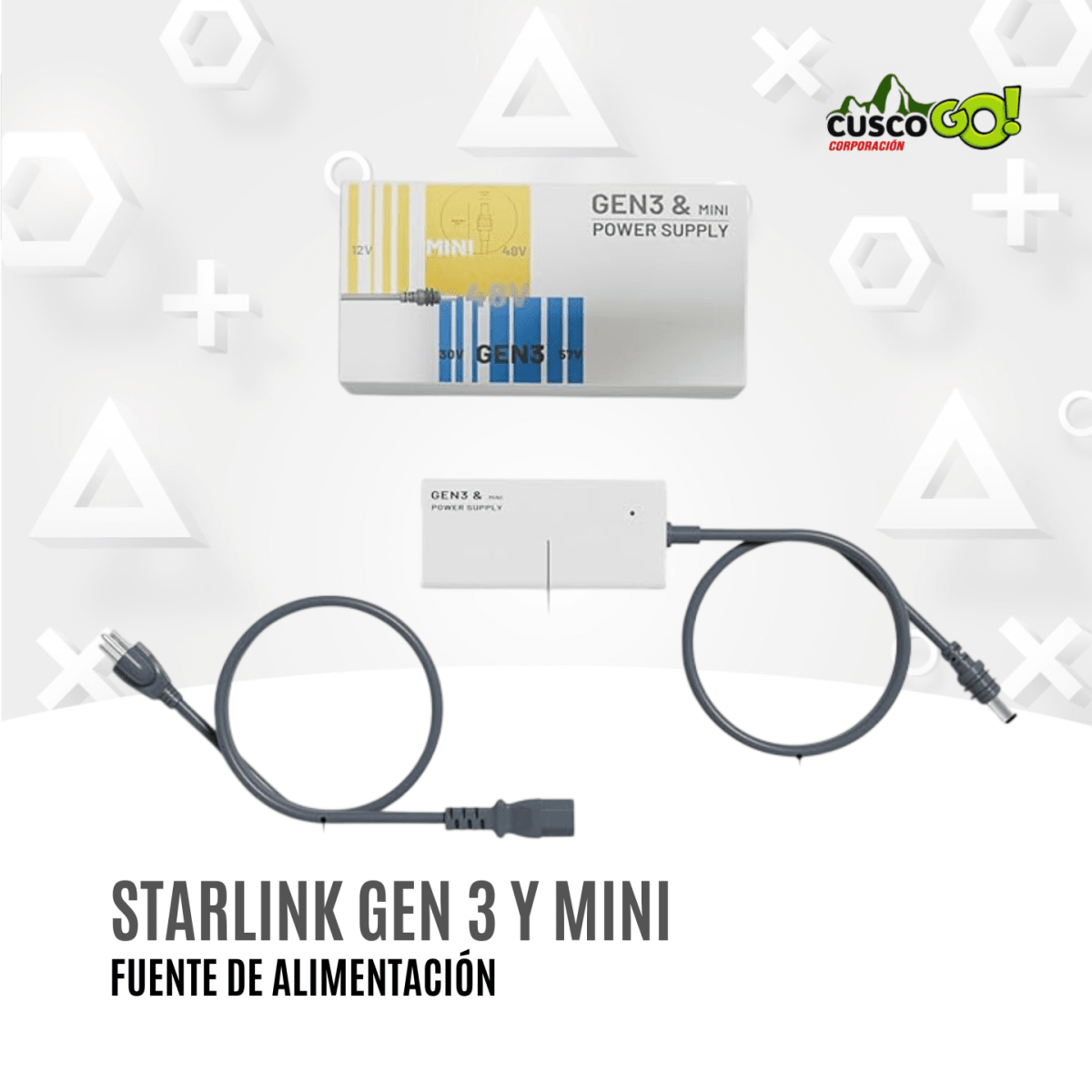 Fuente de Alimentación para Starlink Gen 3 y Mini3