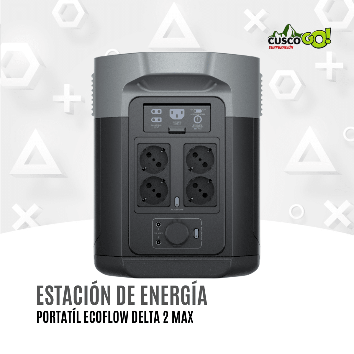 Estación de Energía Portátil EcoFlow DELTA 2 Max de Alta Capacidad2