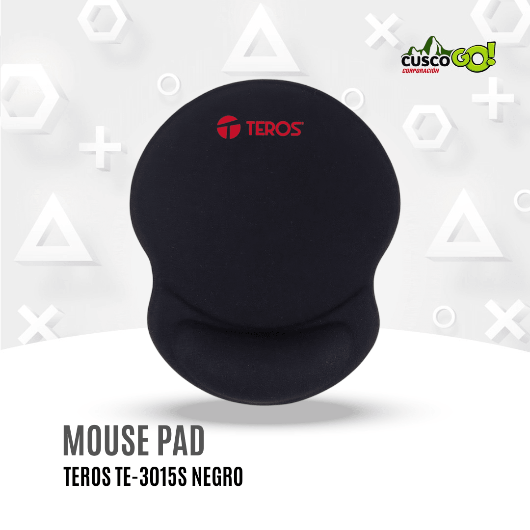 Mouse Pad Teros TE 3015S ergonómico antideslizante con reposamuñecas 0