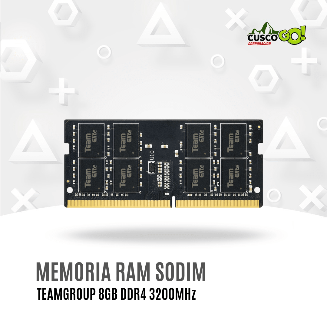 Memoria RAM SODIMM TeamGroup Elite 8GB DDR4 3200MHz para laptops2