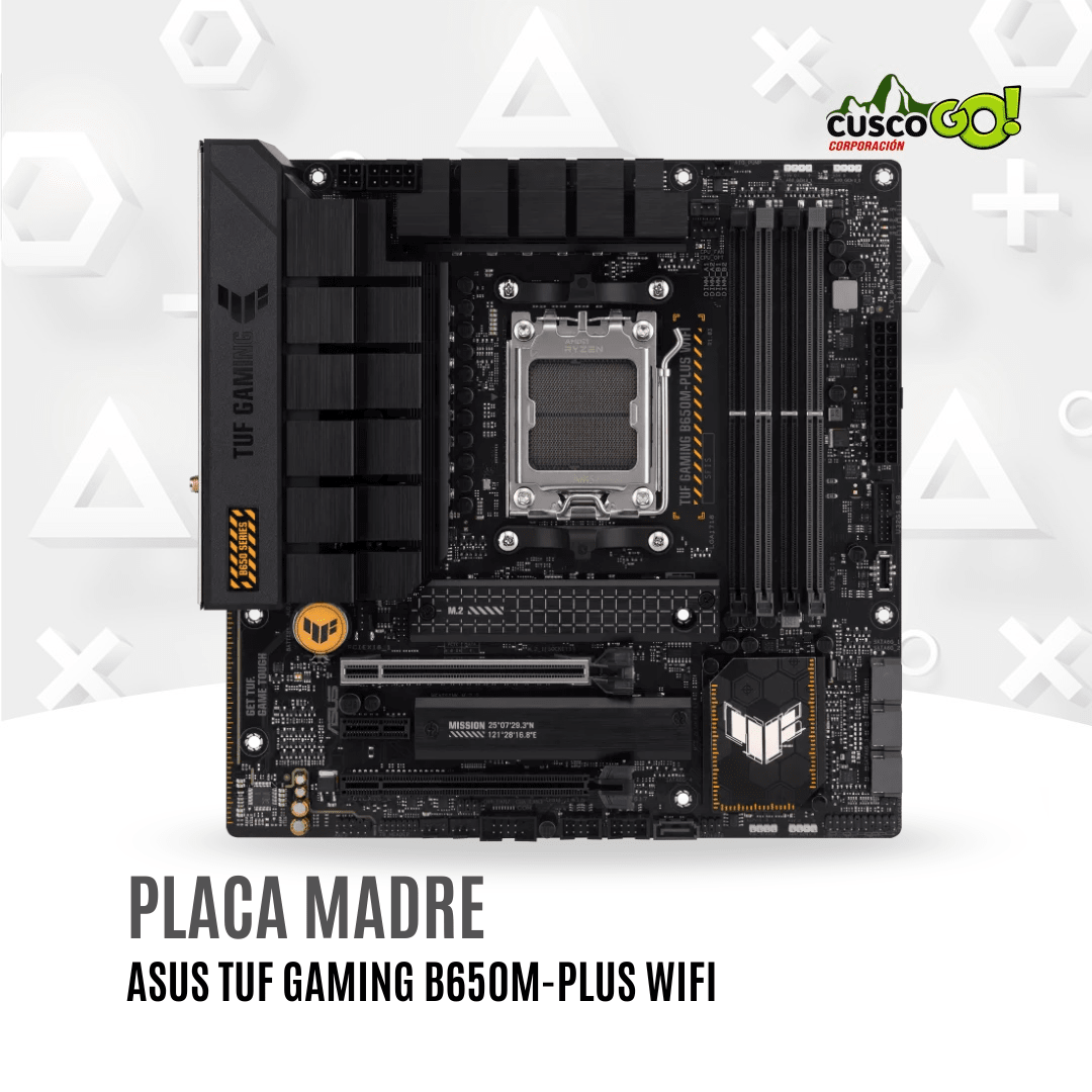 Placa madre ASUS TUF Gaming B650M PLUS WiFi AM5 mATX DDR53