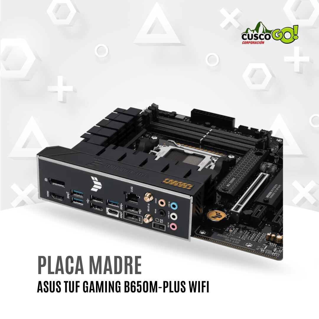 Placa madre ASUS TUF Gaming B650M PLUS WiFi AM5 mATX DDR54