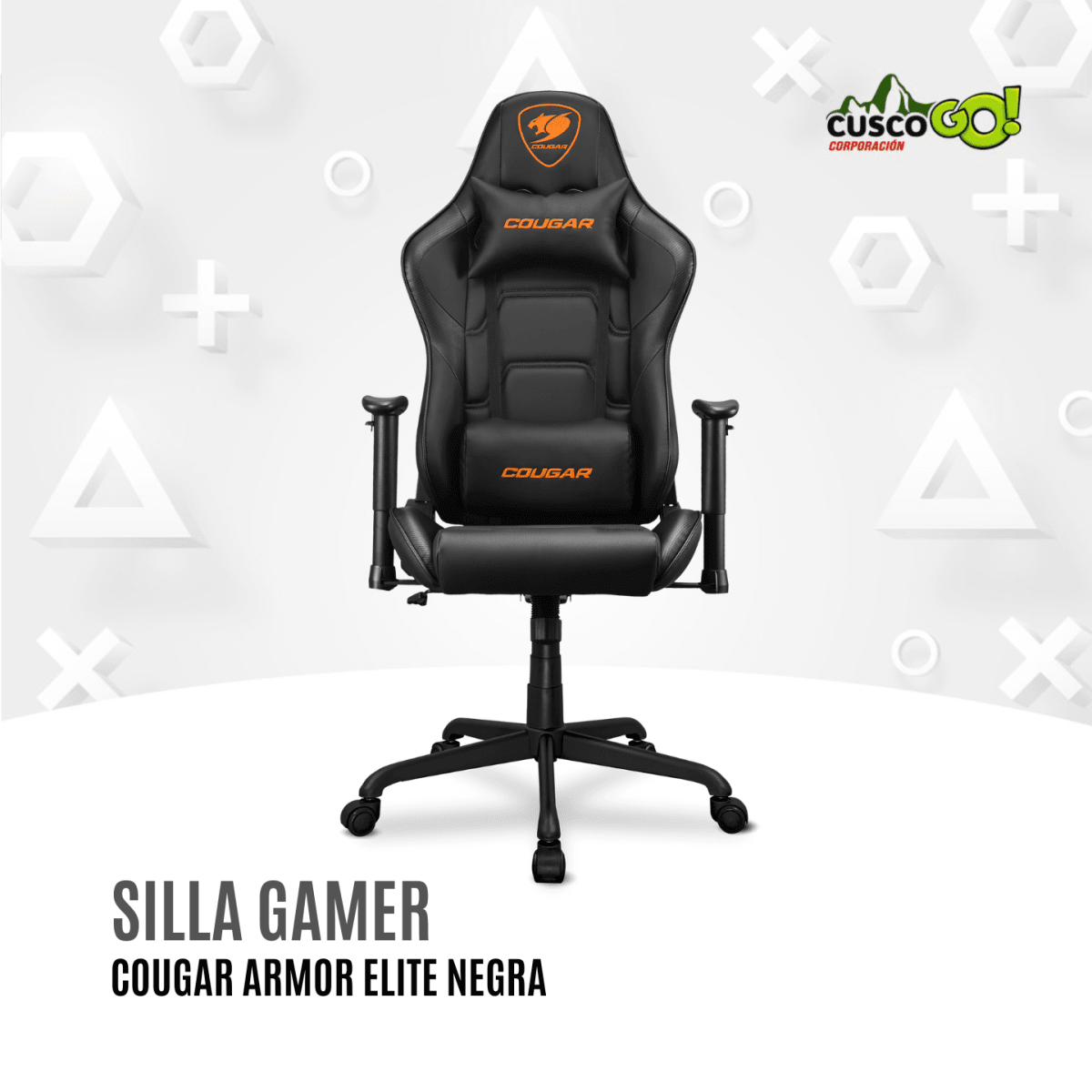 Silla Gamer Cougar Armor Elite Negra 0