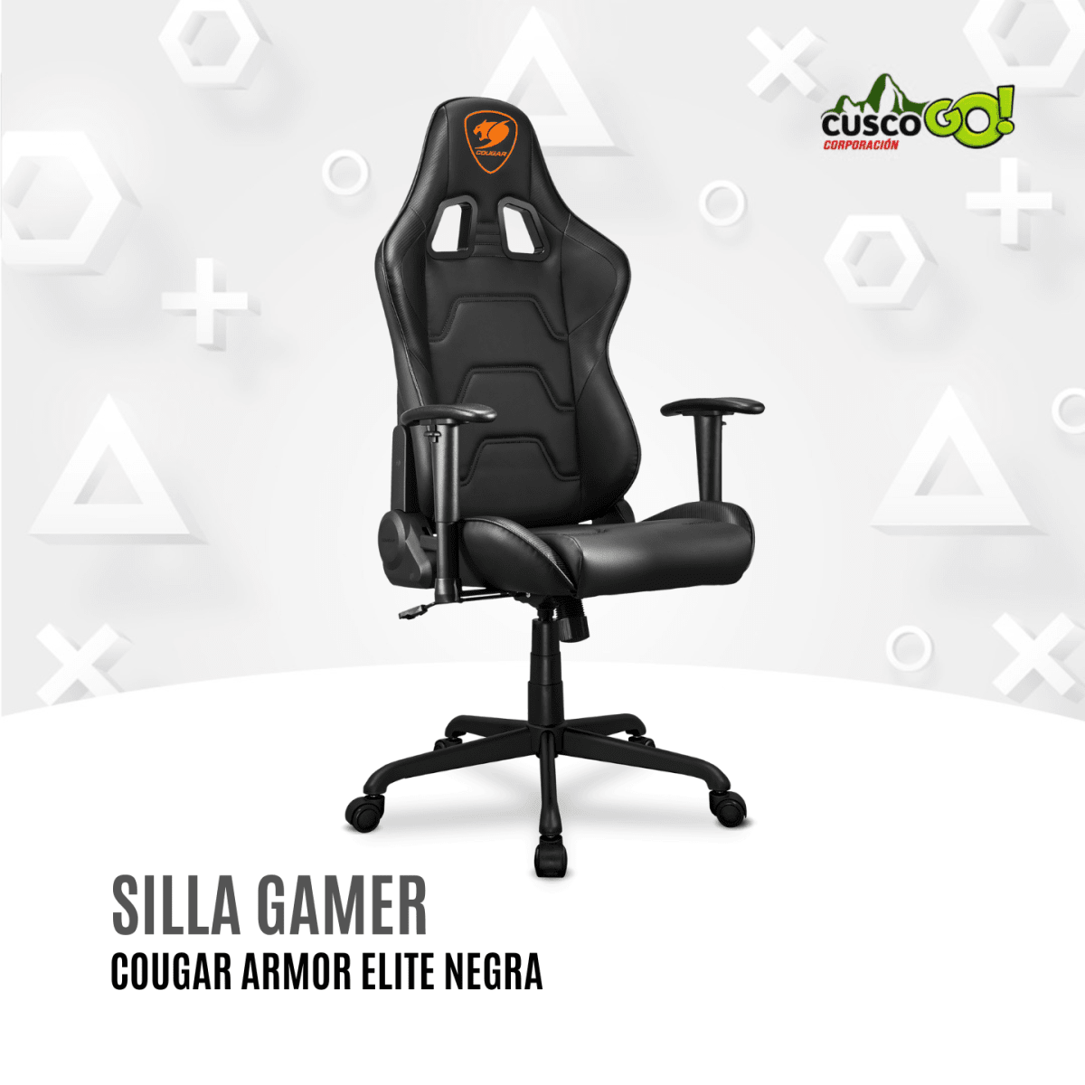 Silla Gamer Cougar Armor Elite Negra2