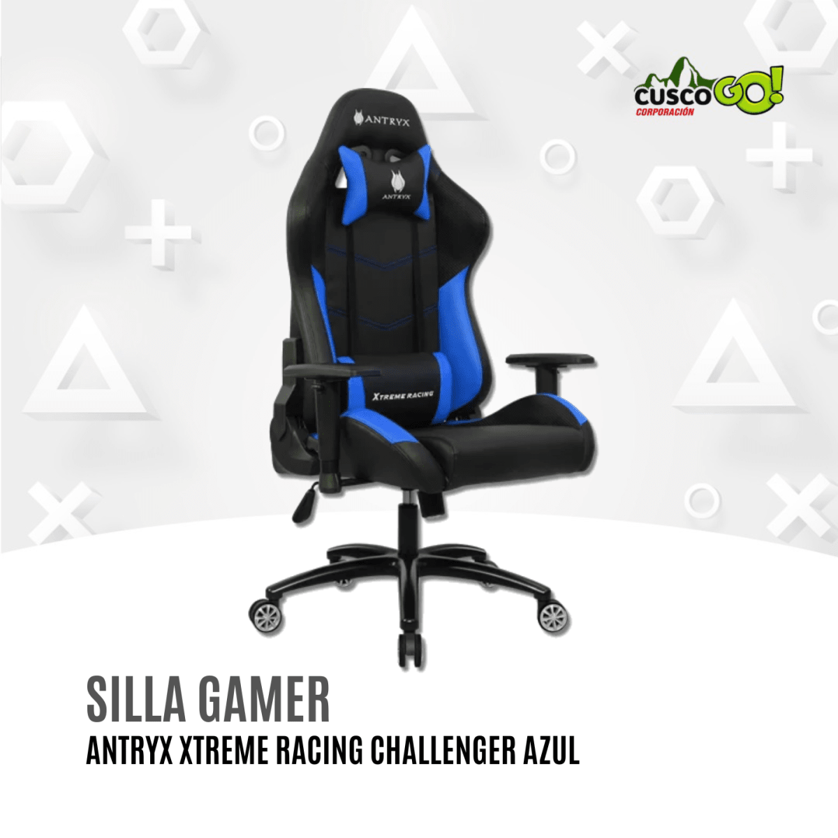 Silla Gamer Antryx Xtreme Racing Challenger Azul 0