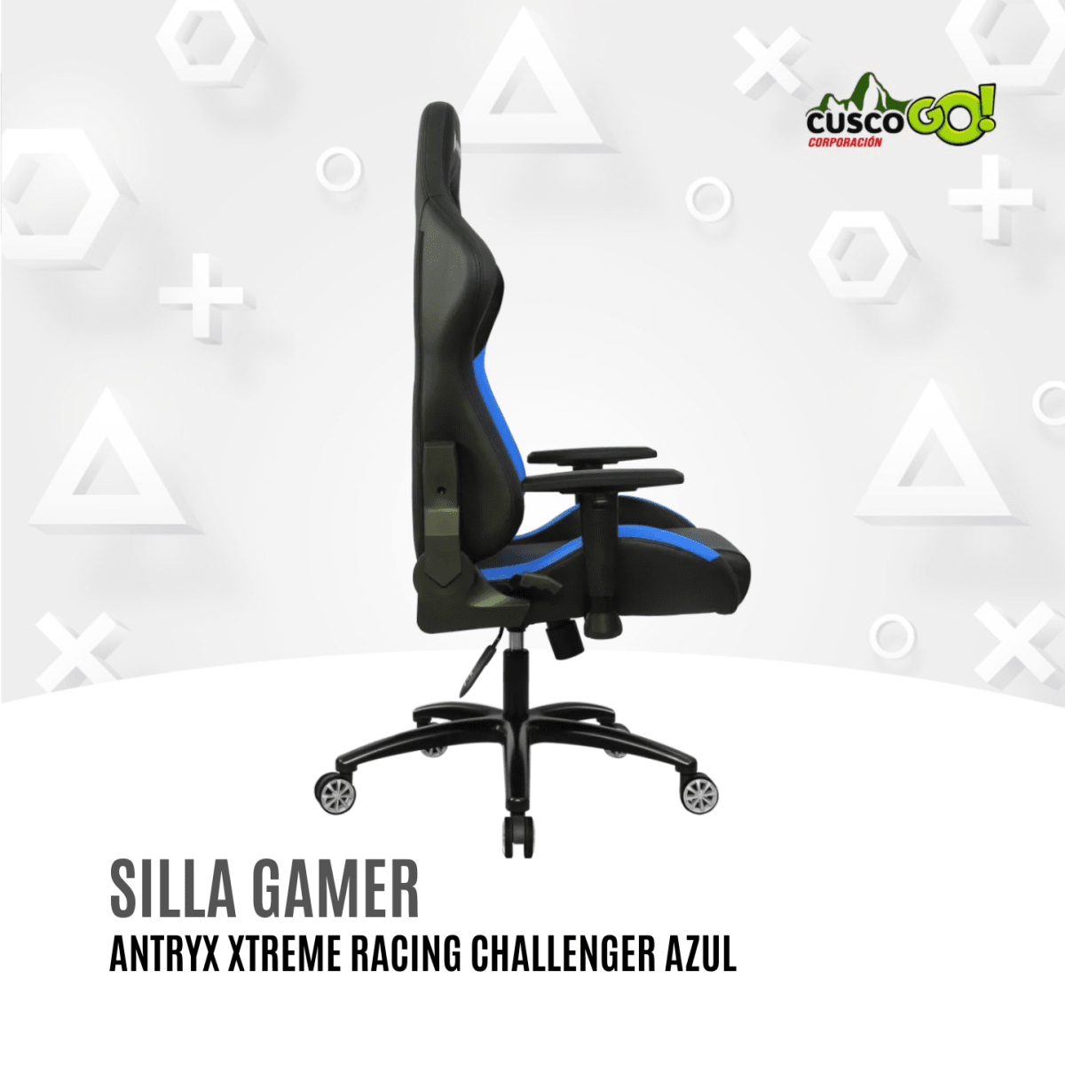 Silla Gamer Antryx Xtreme Racing Challenger Azul3