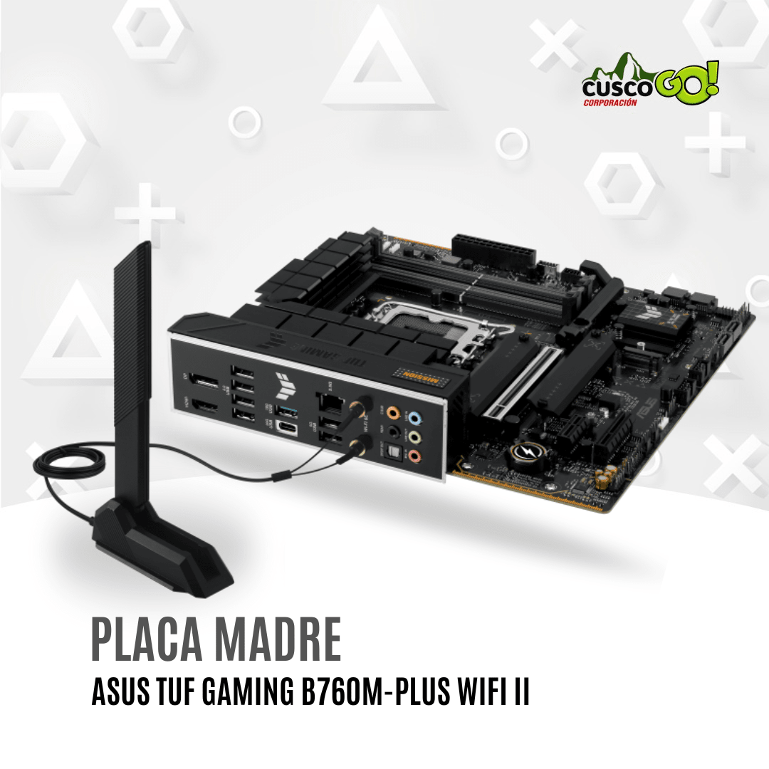 Placa madre ASUS TUF Gaming B760M PLUS WiFi II LGA1700 DDR5 mATX 0