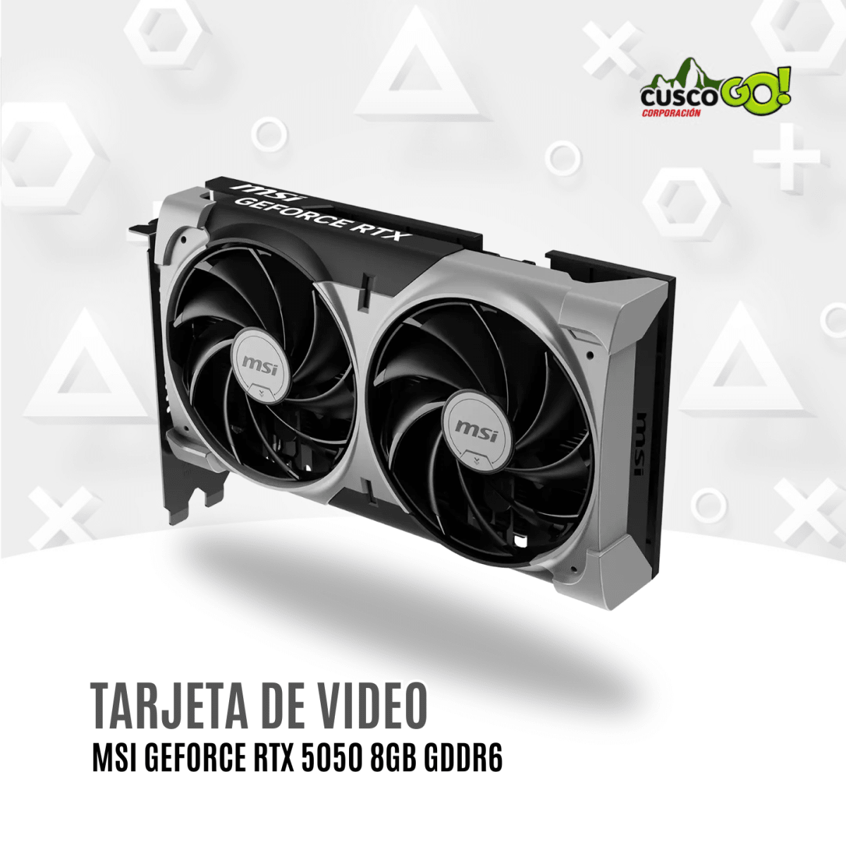 Tarjeta de Video MSI GeForce RTX 5050 Ventus 2X OC 8GB GDDR6 0