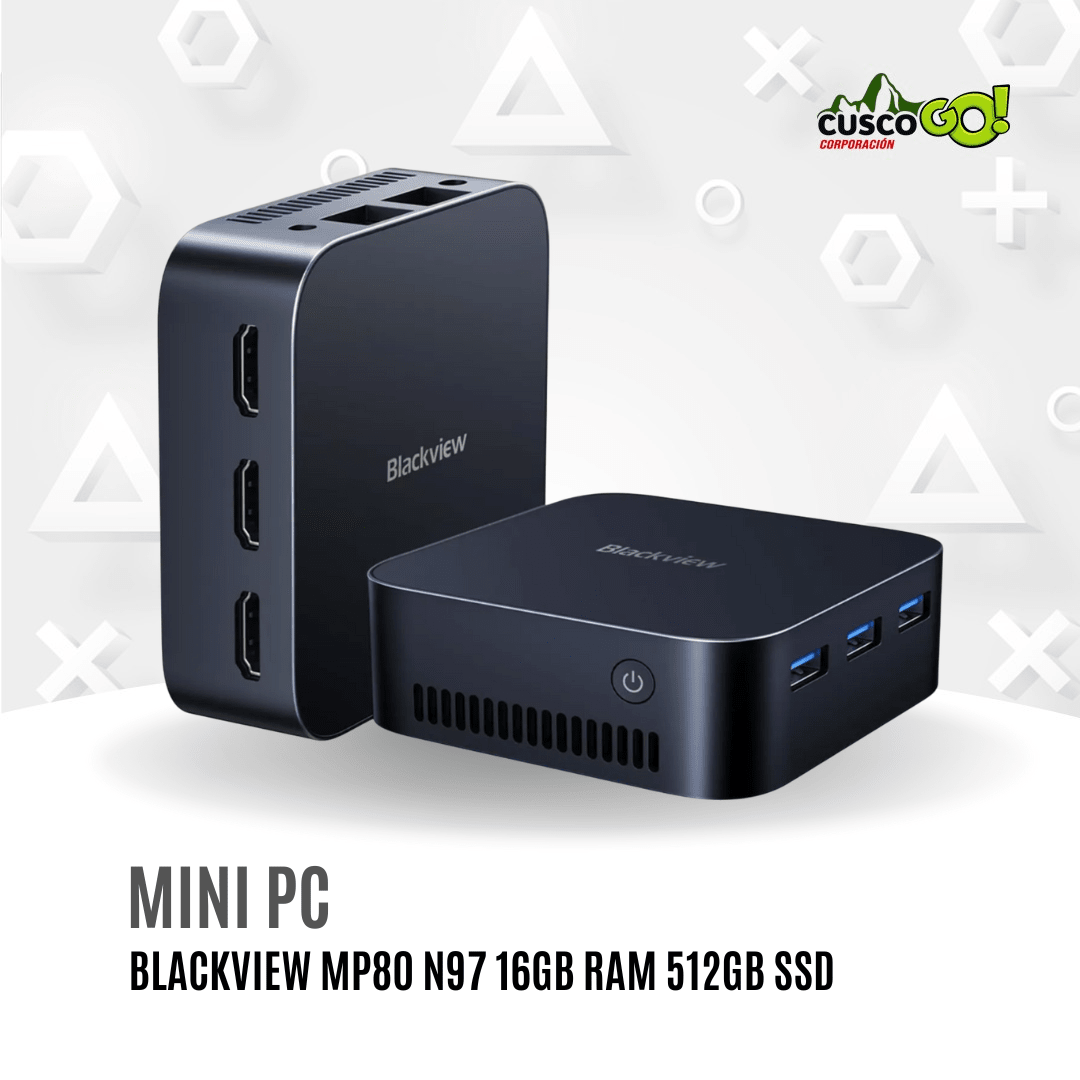 Mini PC Blackview MP80 N97 16GB RAM 512GB SSD Black 0