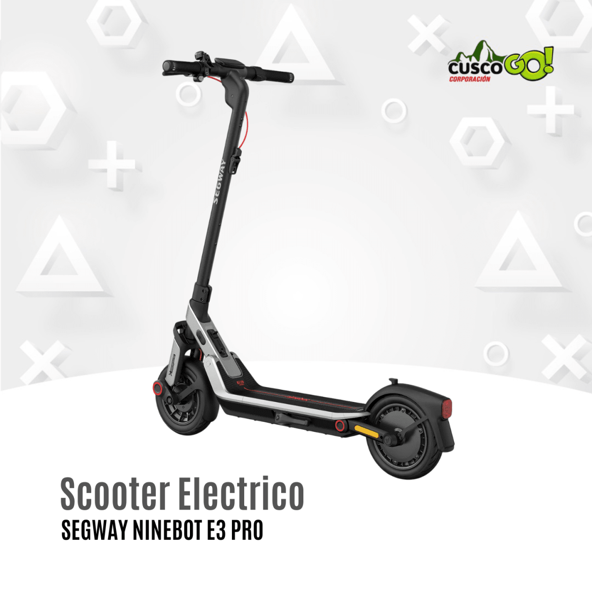 Scooter Eléctrico Segway Ninebot E3 Pro 800W 55km2