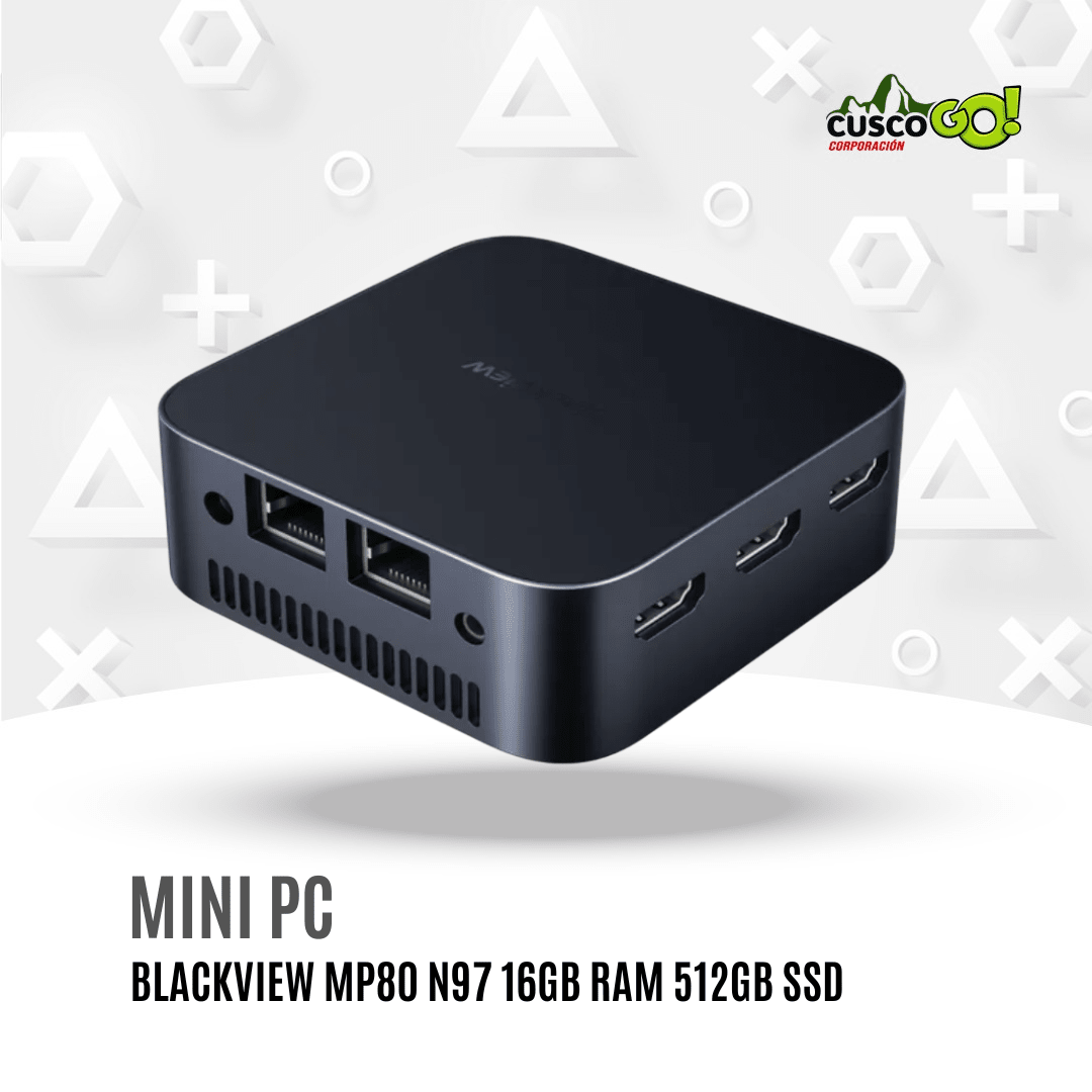 Mini PC Blackview MP80 N97 16GB RAM 512GB SSD Black2
