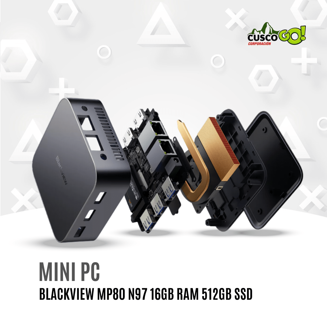 Mini PC Blackview MP80 N97 16GB RAM 512GB SSD Black3