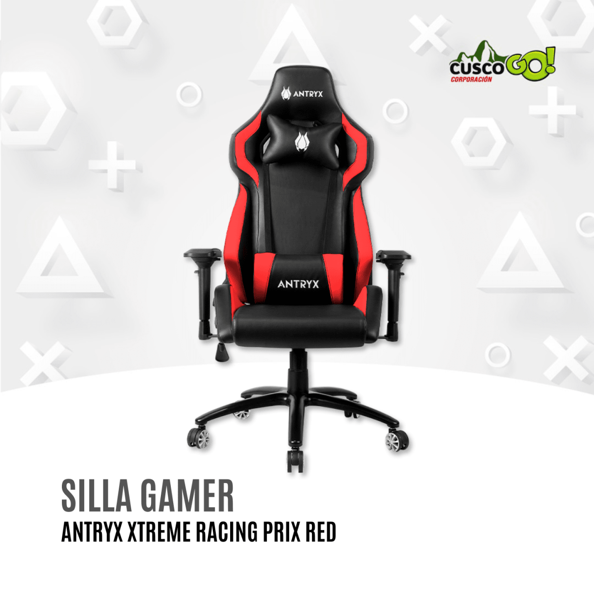 Silla Gamer Antryx Xtreme Racing Prix Red 4D 0