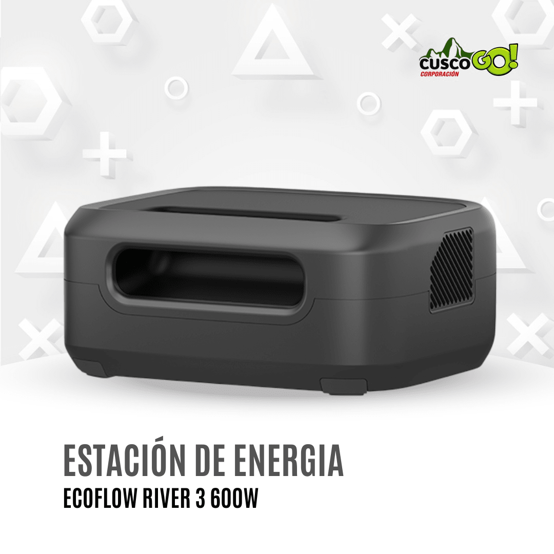 Estación de energía portátil EcoFlow River 3 600W 245Wh4