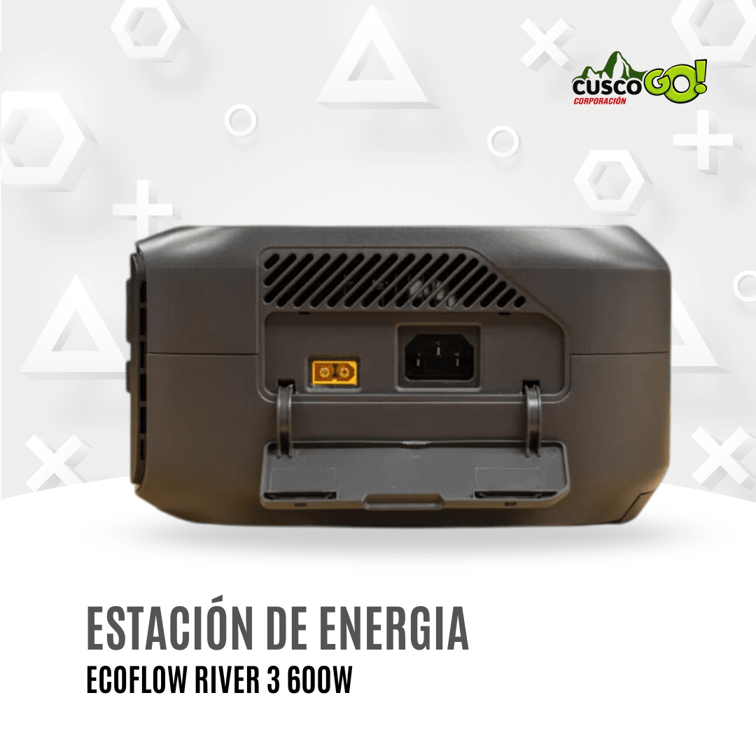 Estación de energía portátil EcoFlow River 3 600W 245Wh2