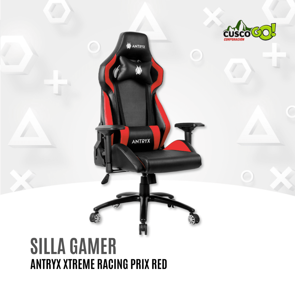 Silla Gamer Antryx Xtreme Racing Prix Red 4D3