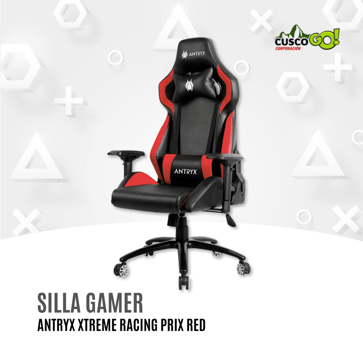 Silla Gamer Antryx Xtreme Racing Prix Red 4D4