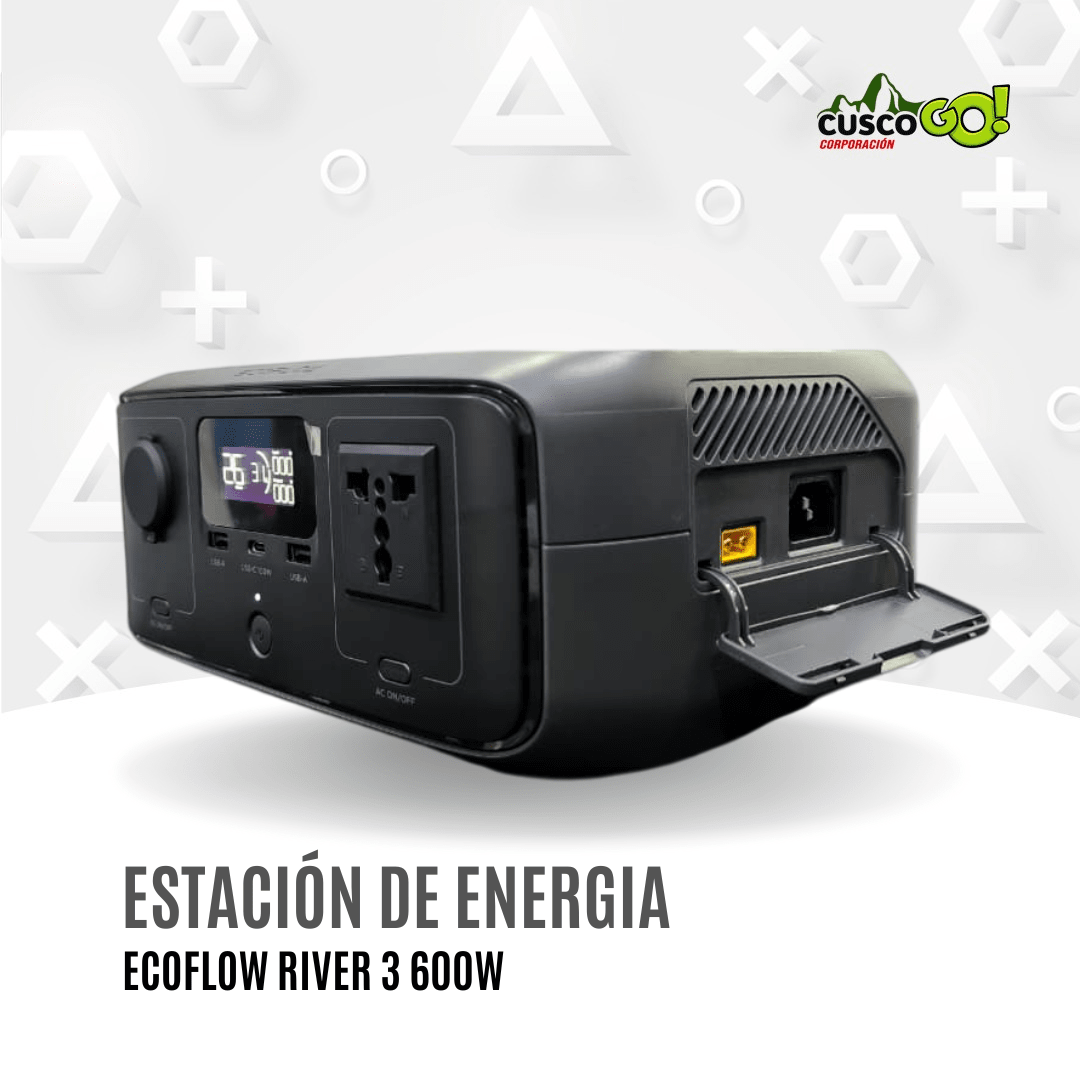 Estación de energía portátil EcoFlow River 3 600W 245Wh 0