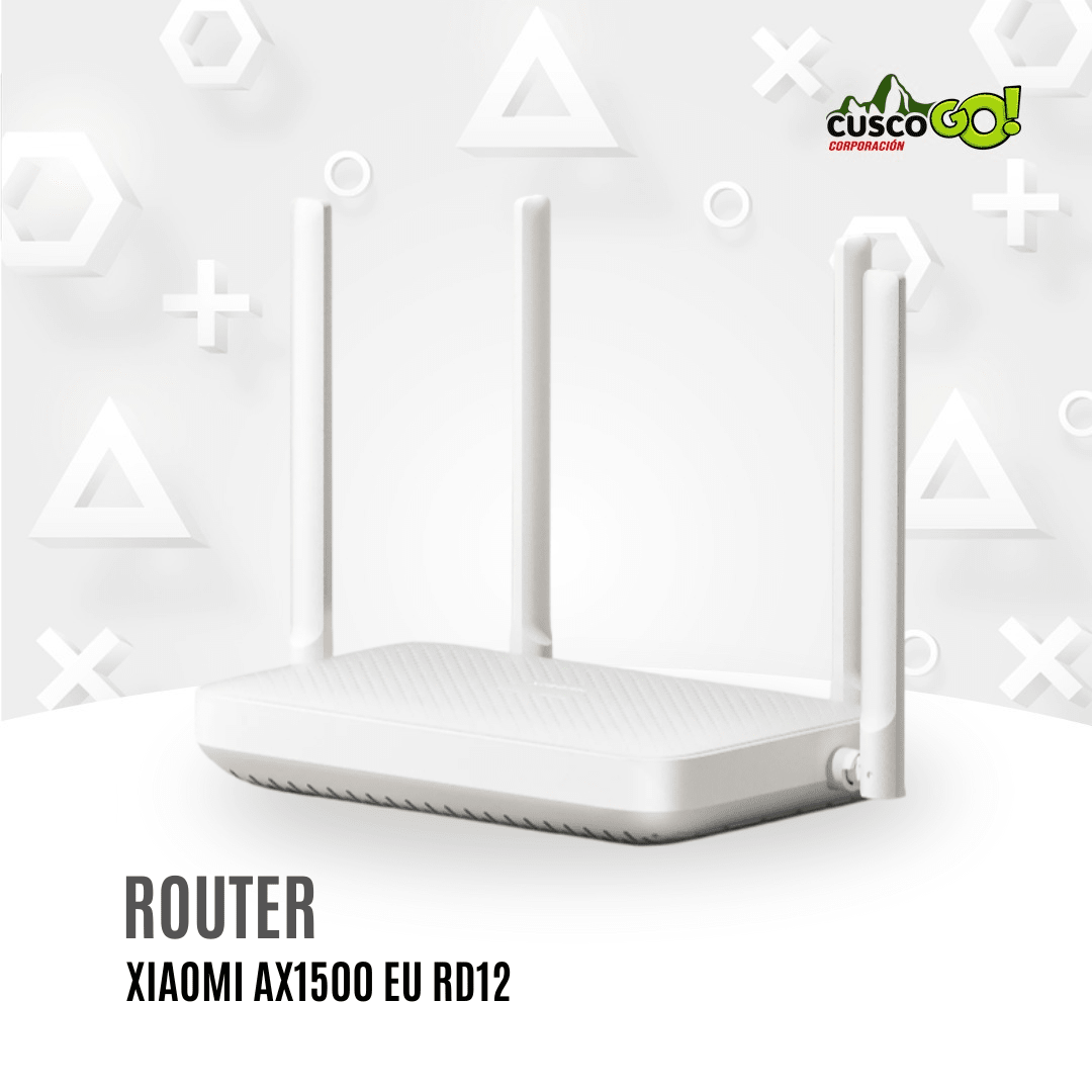 Router Xiaomi AX1500 EU RD12 WiFi 6 doble banda alta velocidad 0