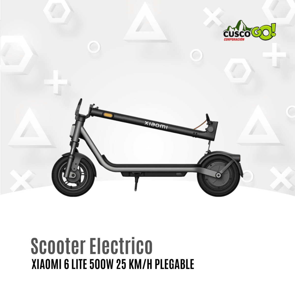 Scooter Eléctrico Xiaomi 6 Lite 500W 25 kmh Plegable2