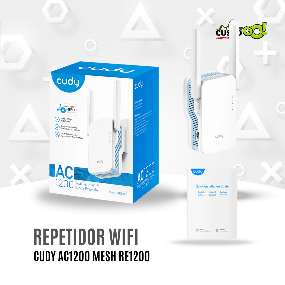 Repetidor WiFi Cudy AC1200 Mesh RE12003