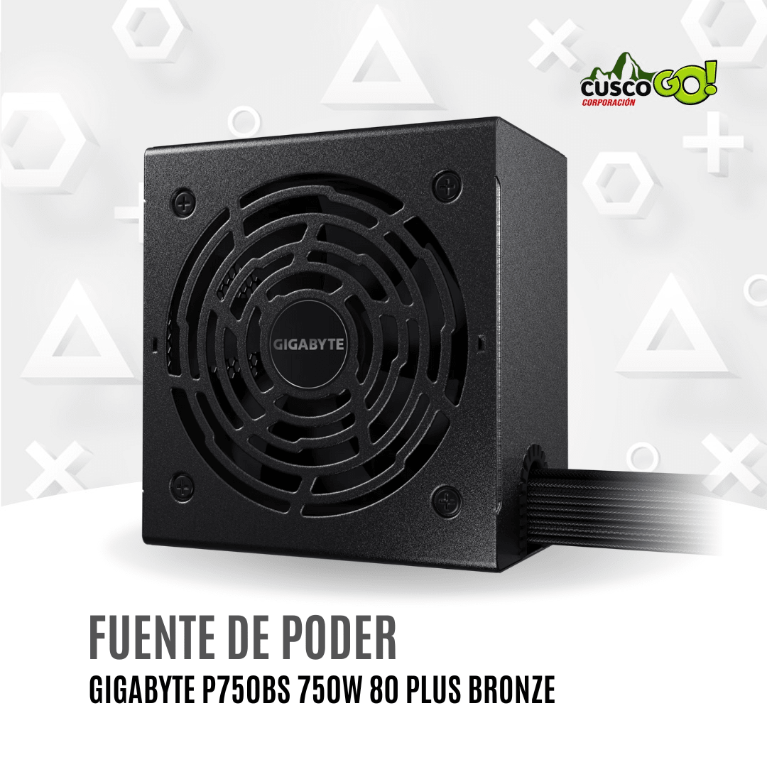 Fuente de poder Gigabyte P750BS 750W ATX 80 Plus Bronze2