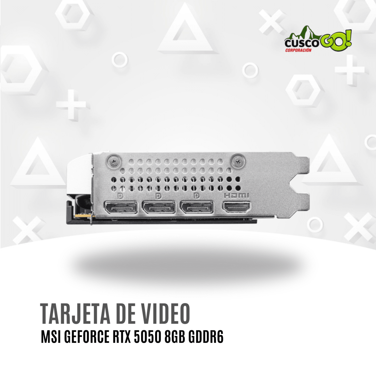 Tarjeta de Video MSI GeForce RTX 5050 Ventus 2X OC 8GB GDDR63