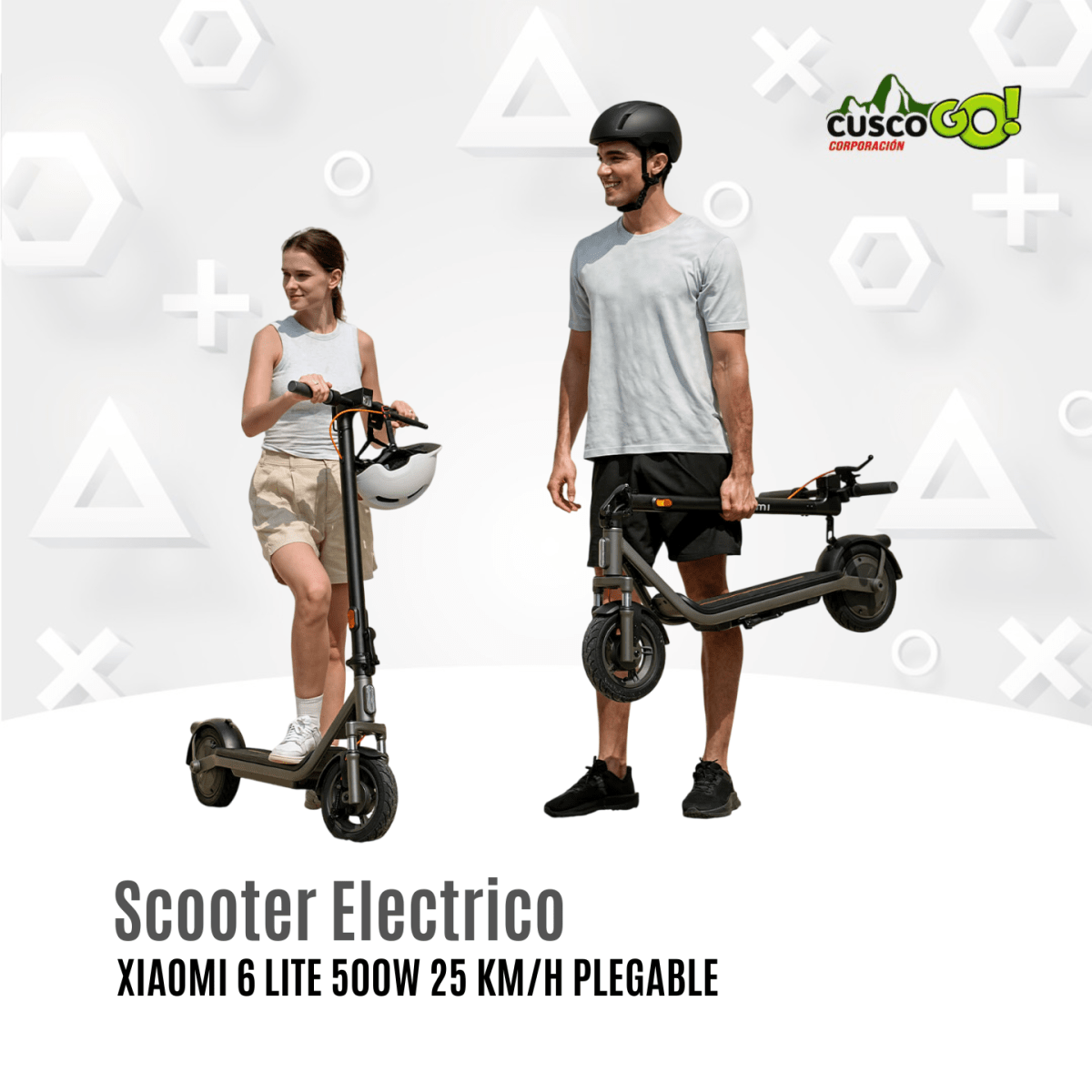 Scooter Eléctrico Xiaomi 6 Lite 500W 25 kmh Plegable3