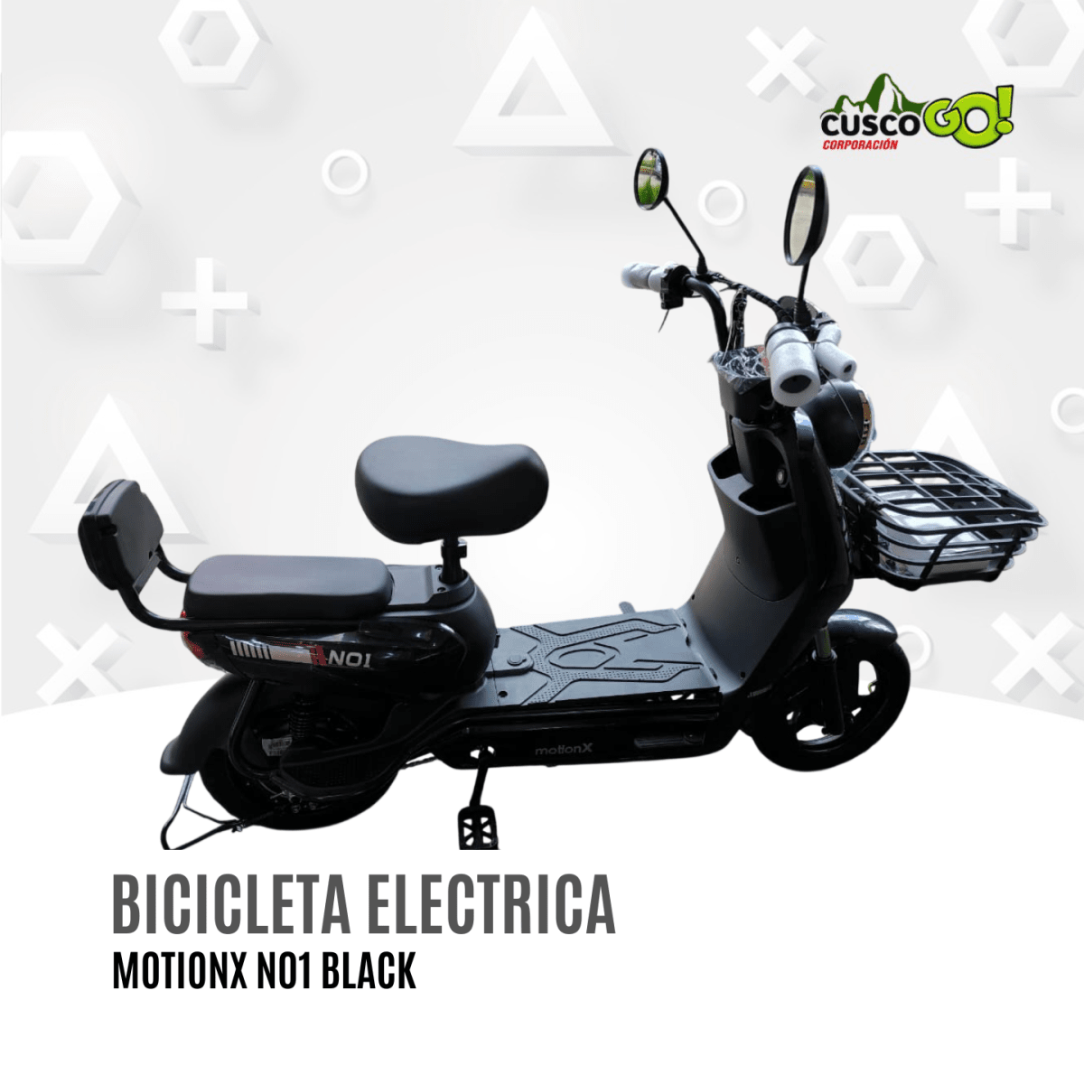 Bicicleta Eléctrica MotionX Nova N01 Negro2